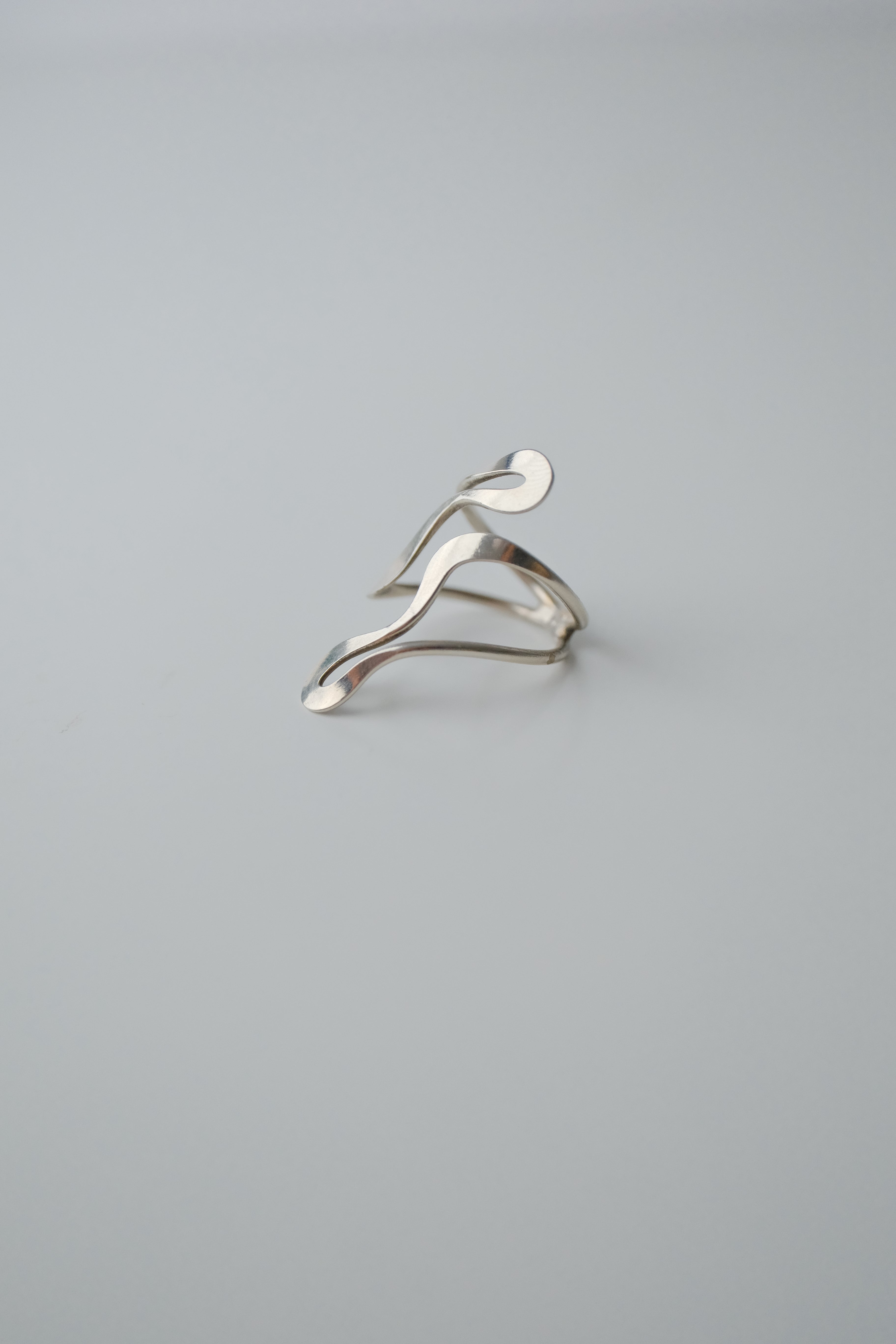 Vintage Sterling Silver Abstract Ring