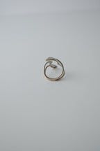 Vintage Sterling Silver Abstract Ring