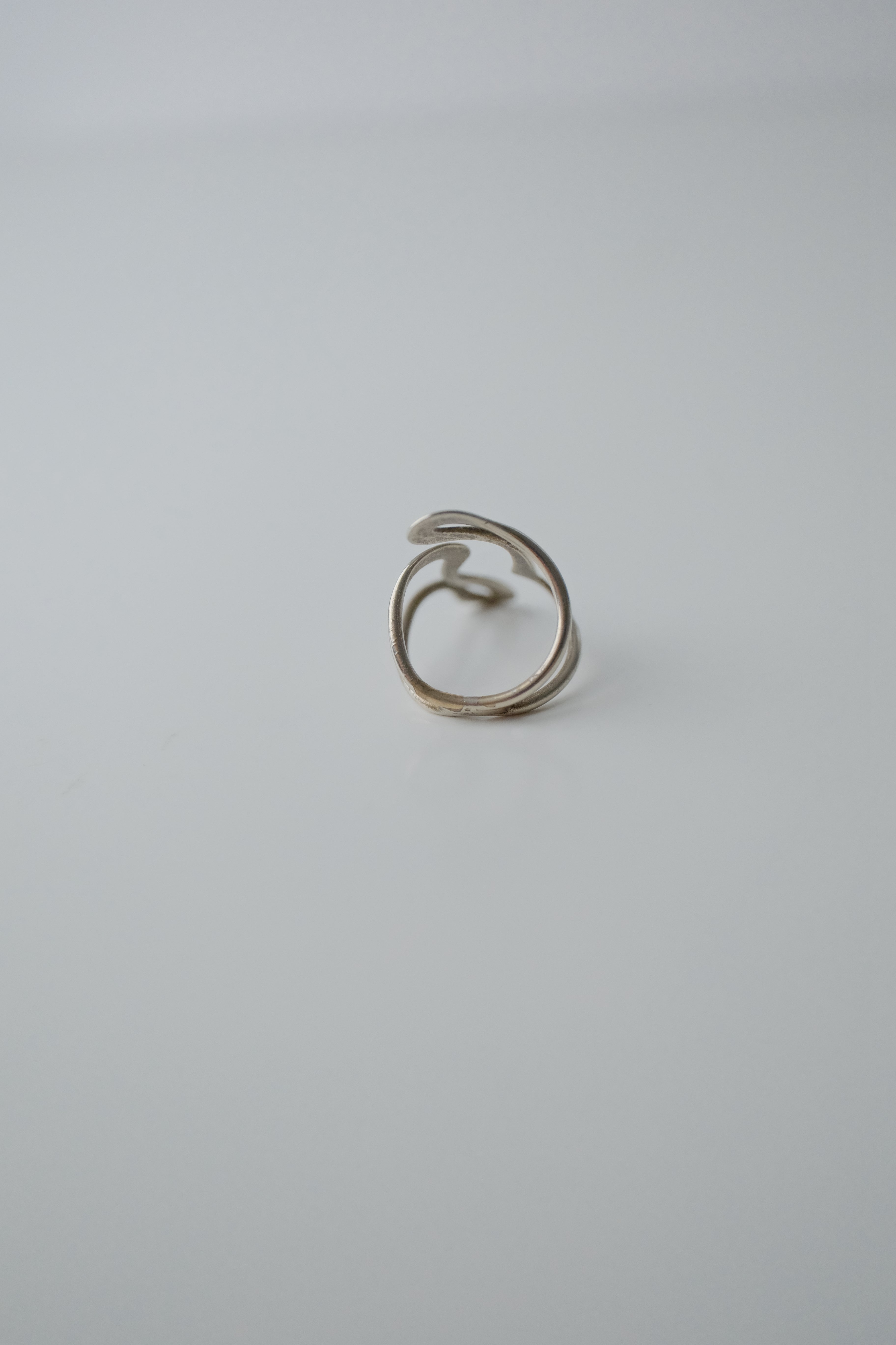 Vintage Sterling Silver Abstract Ring