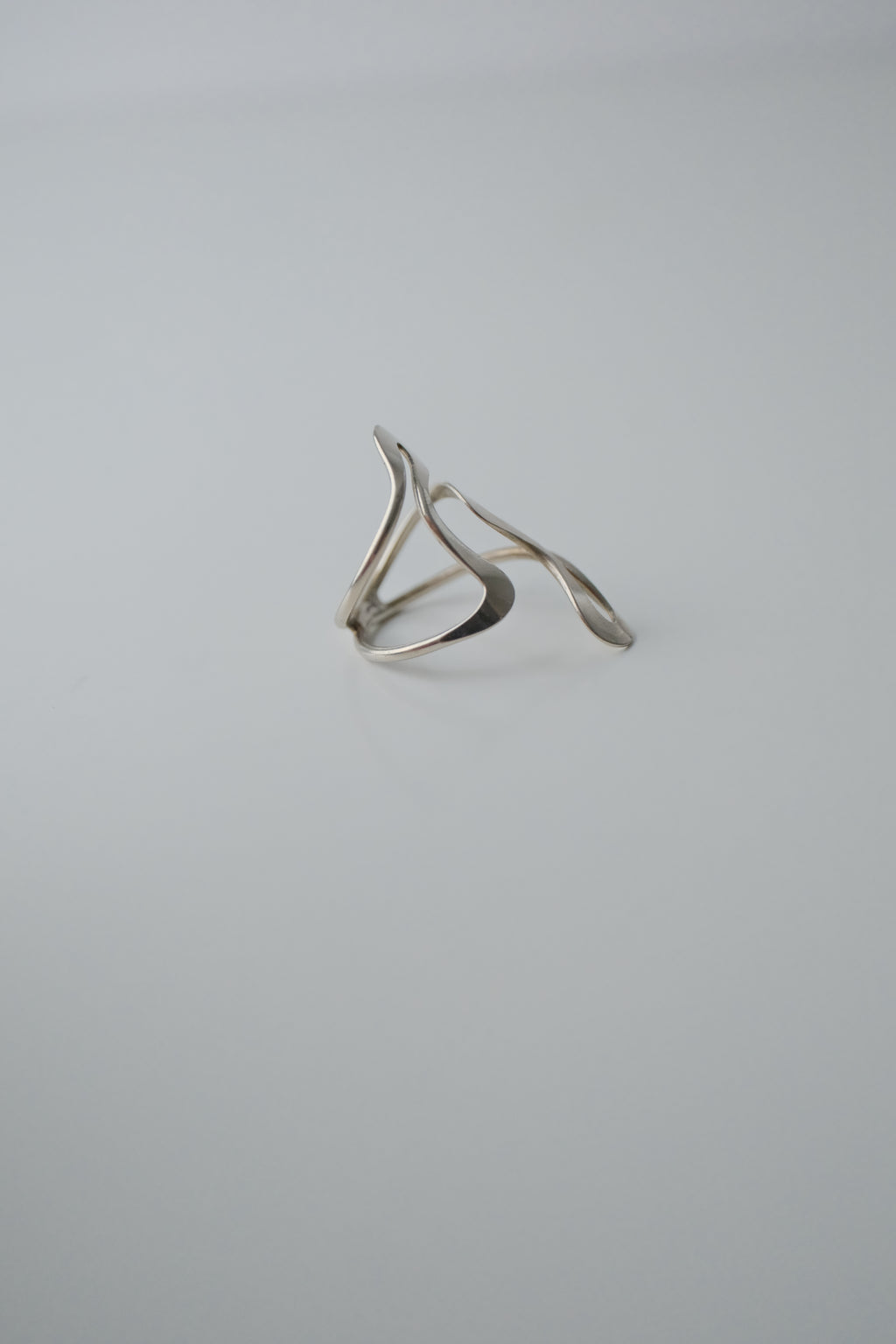 Vintage Sterling Silver Abstract Ring