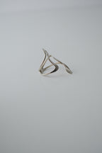 Vintage Sterling Silver Abstract Ring