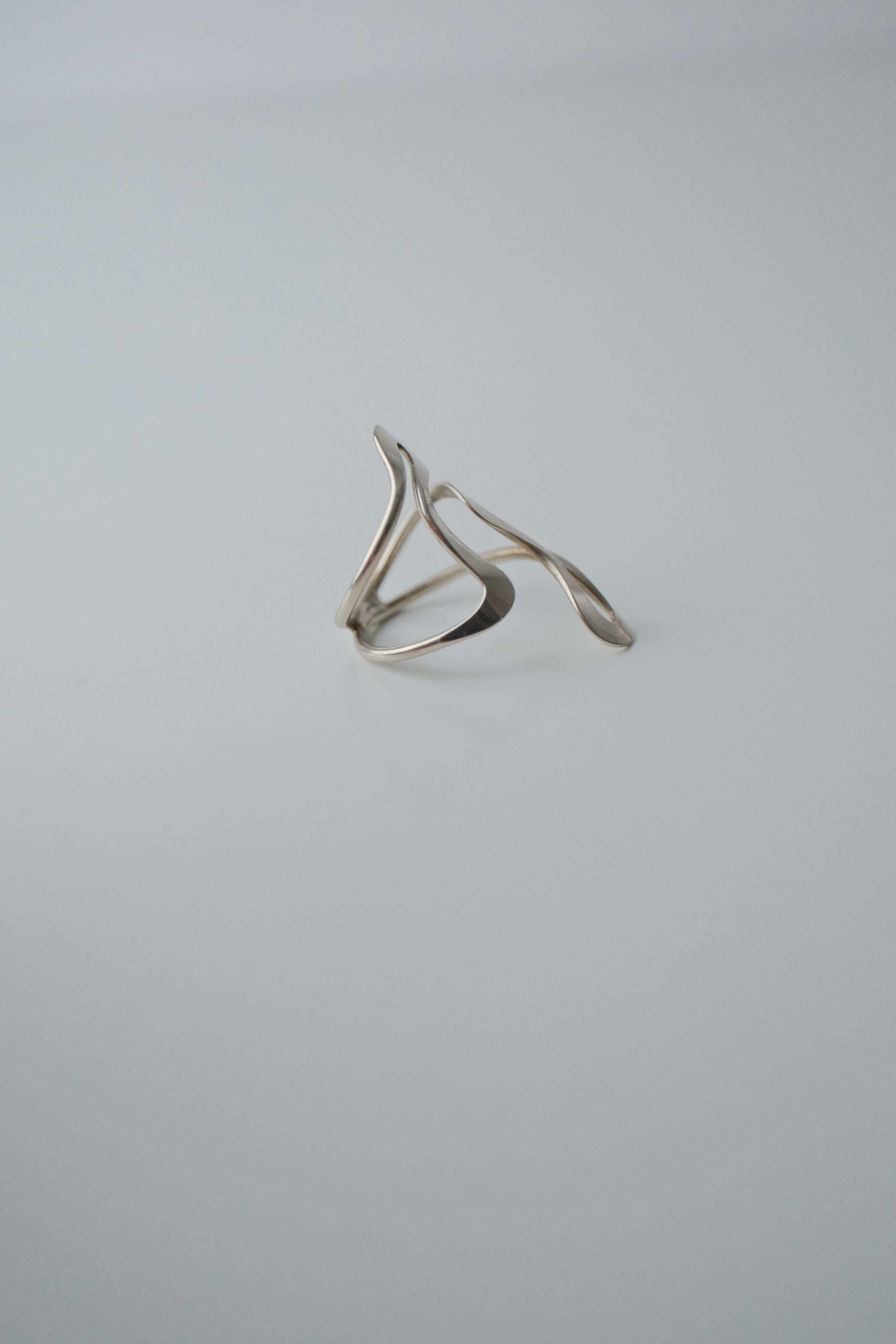 Vintage Sterling Silver Abstract Ring