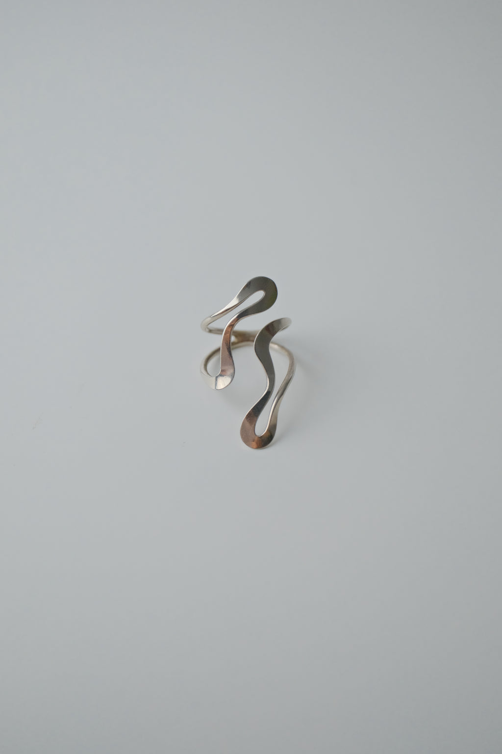Vintage Sterling Silver Abstract Ring