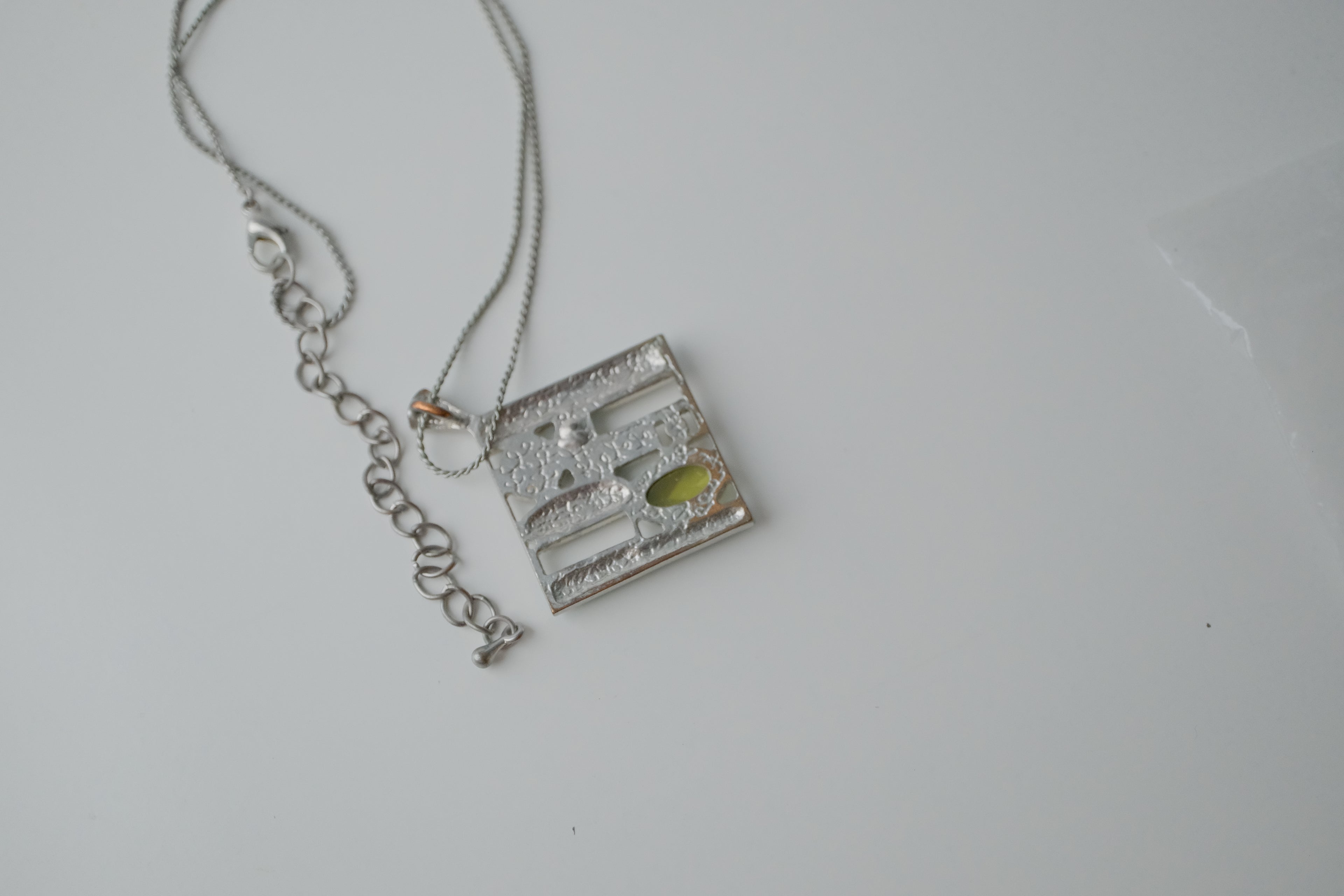 Vintage Abstract Enamel Necklace