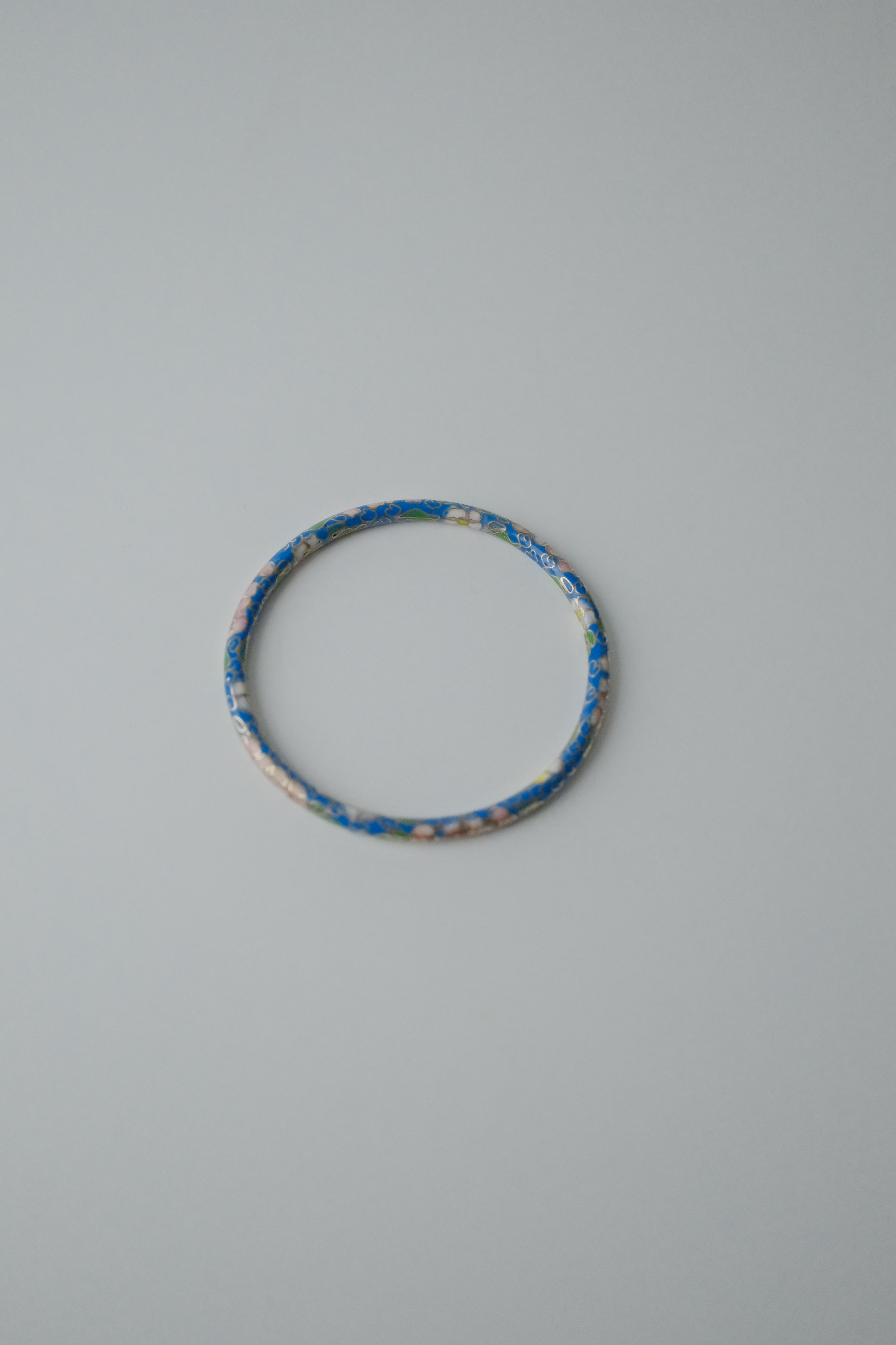 Vintage Cloissone Floral Bangle