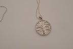 Sterling silver Tree of Life Mother-of-Pearl pendant