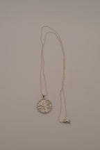 Sterling silver Tree of Life Mother-of-Pearl pendant