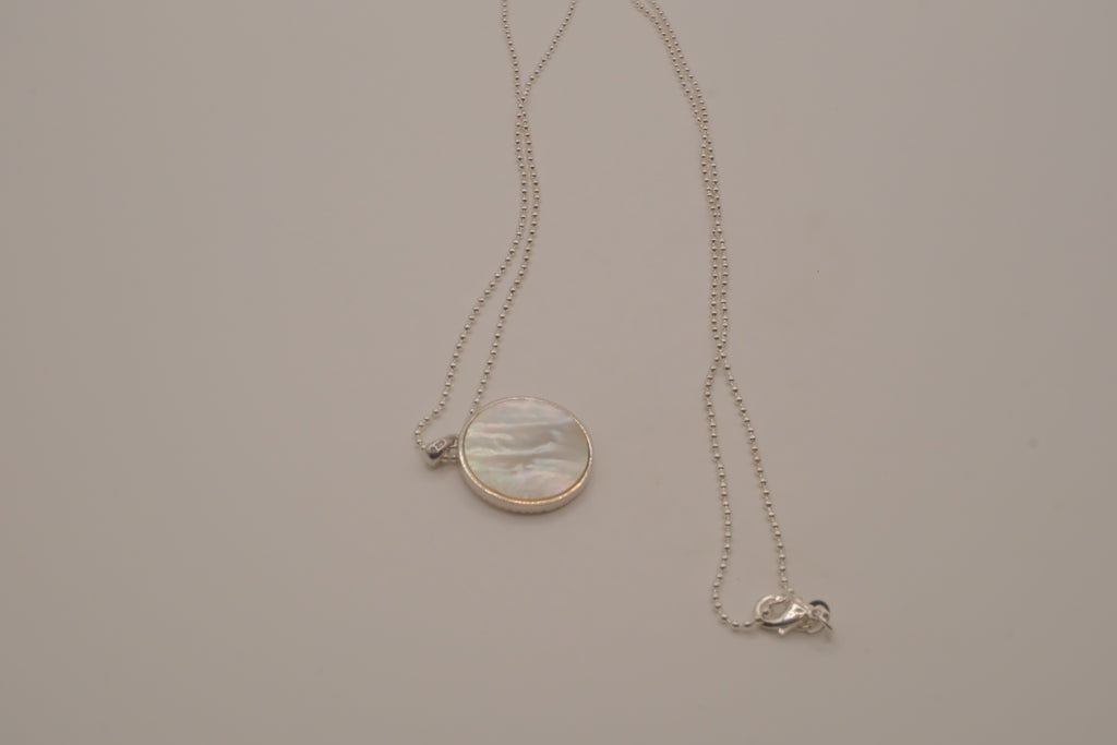 Sterling silver Tree of Life Mother-of-Pearl pendant