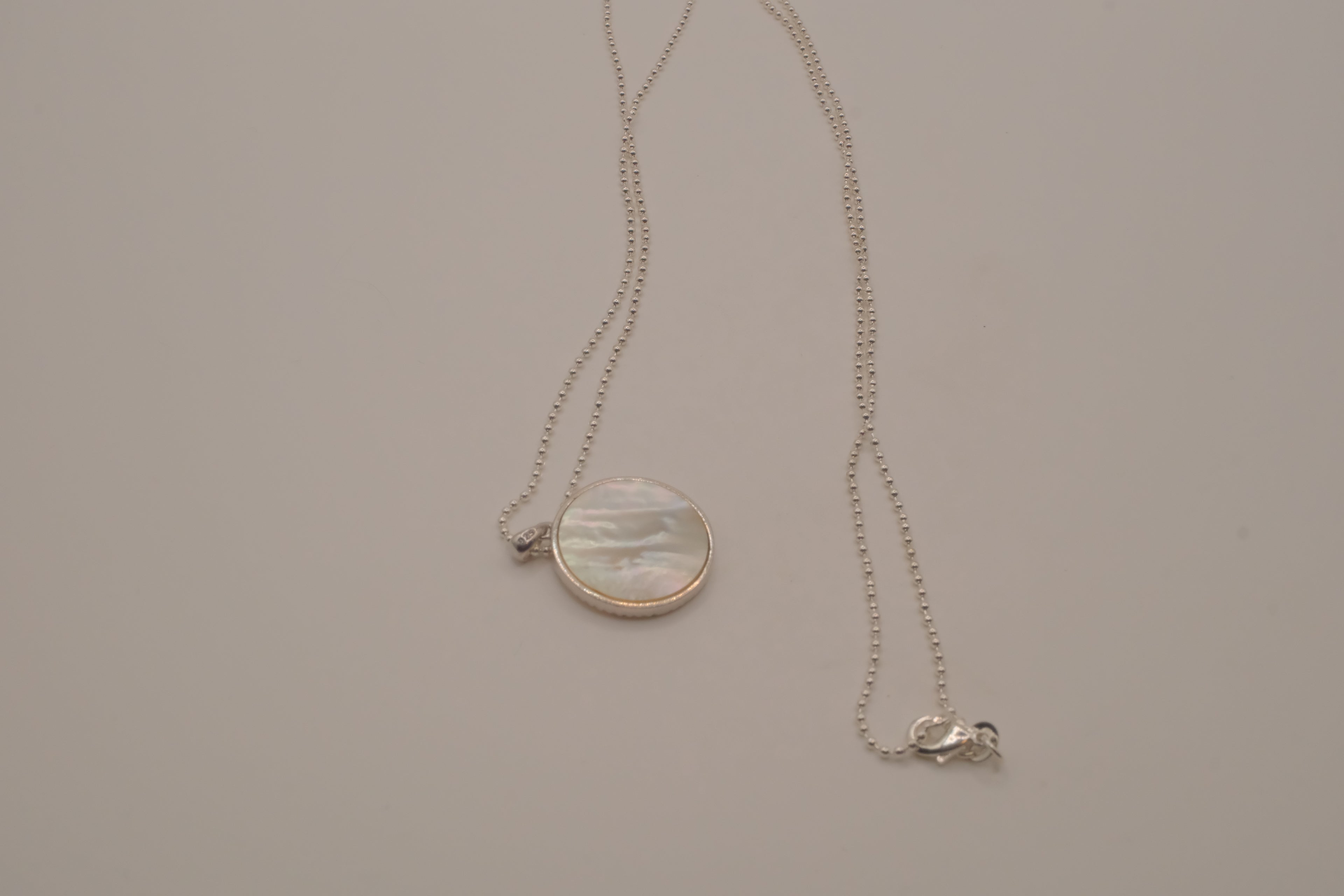 Sterling silver Tree of Life Mother-of-Pearl pendant
