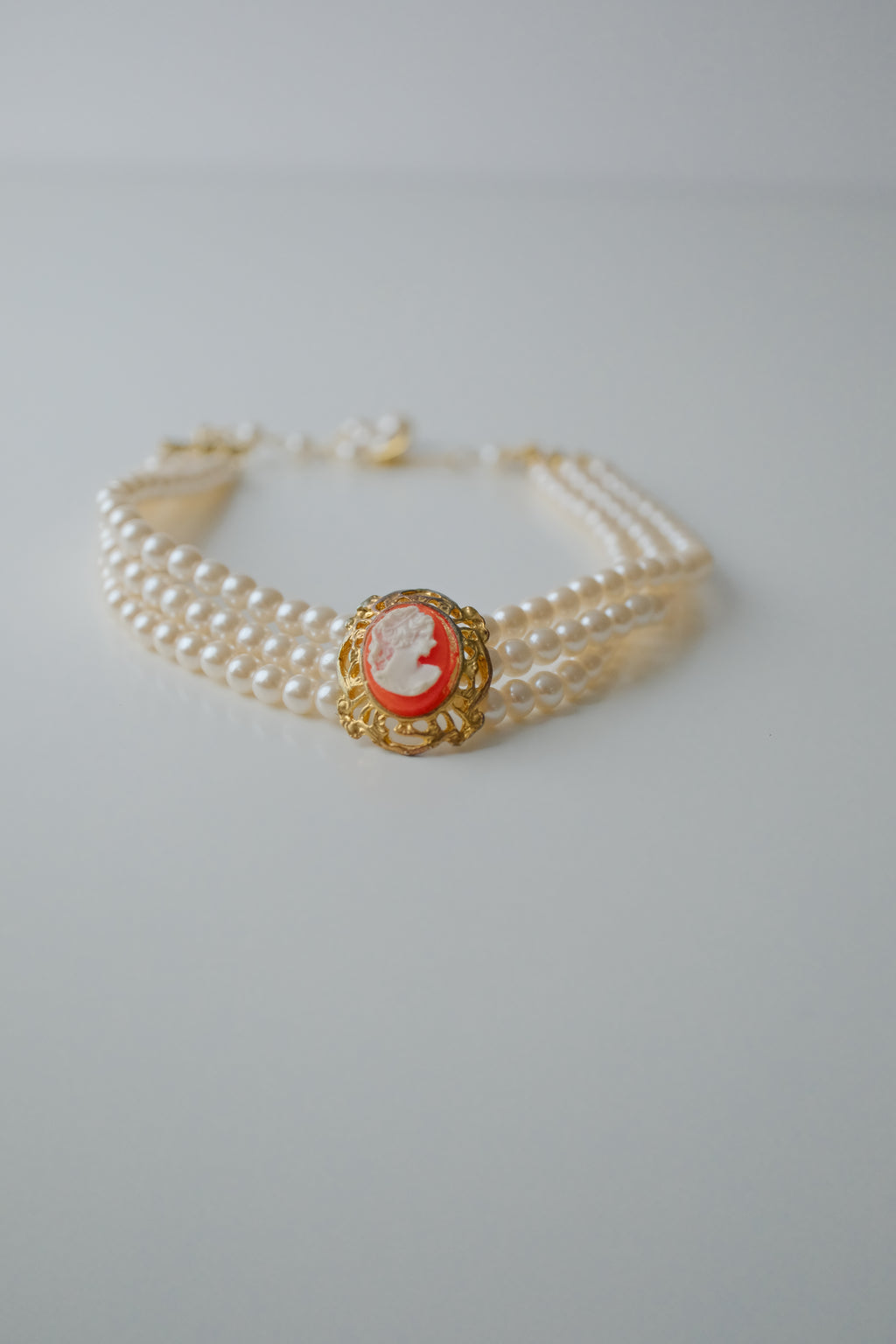 Vintage Cameo Choker Necklace