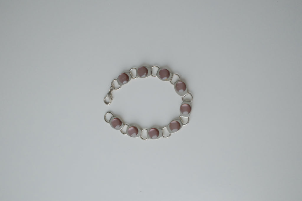 Vintage Pink Gemstone Bracelet