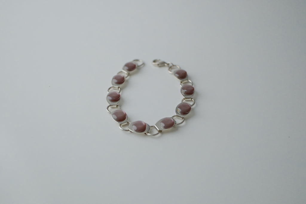 Vintage Pink Gemstone Bracelet