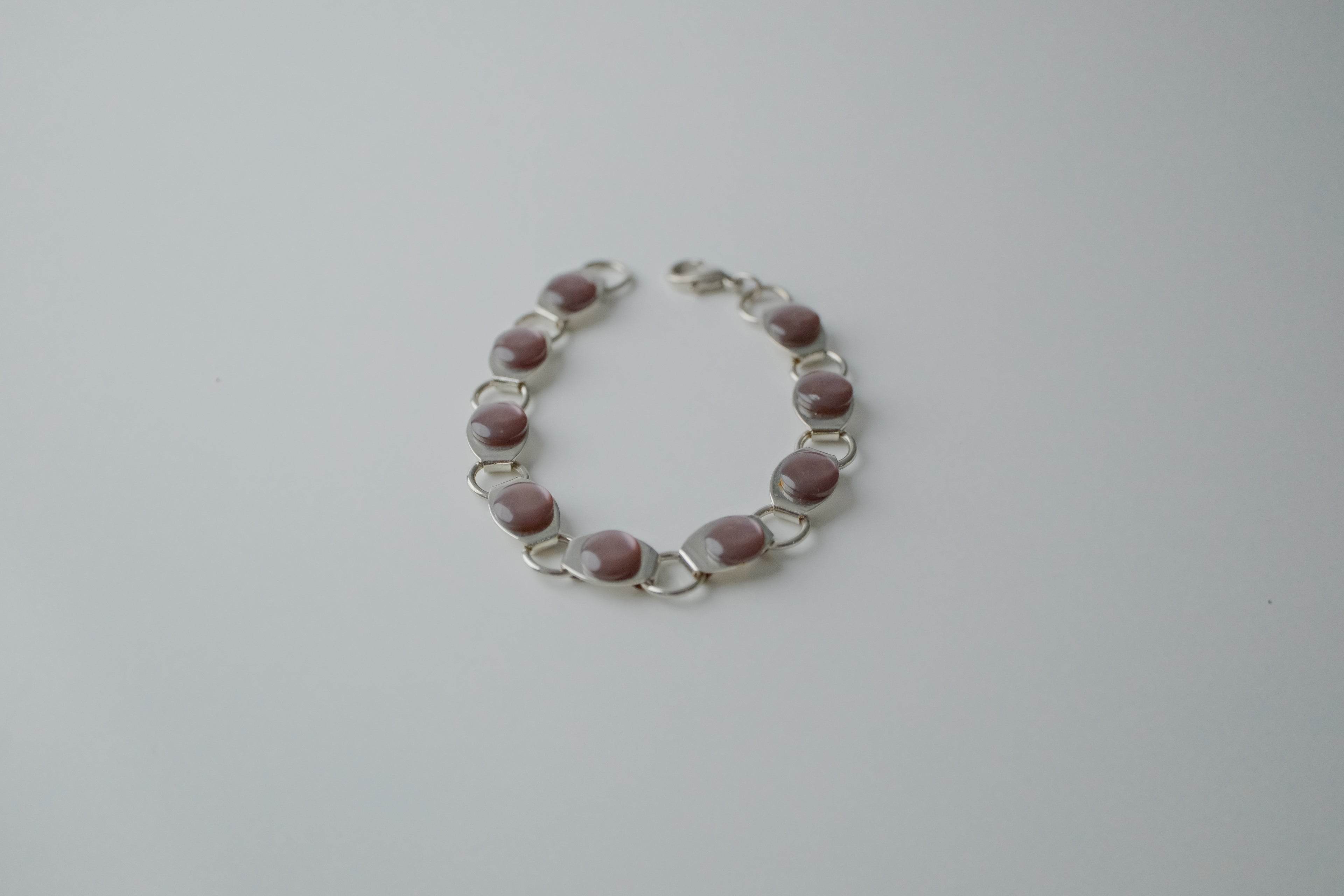 Vintage Pink Gemstone Bracelet