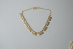 Vintage Engraved Gold Collar Necklace