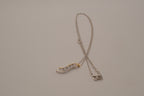 Sterling silver two tone journey-style pendant necklace