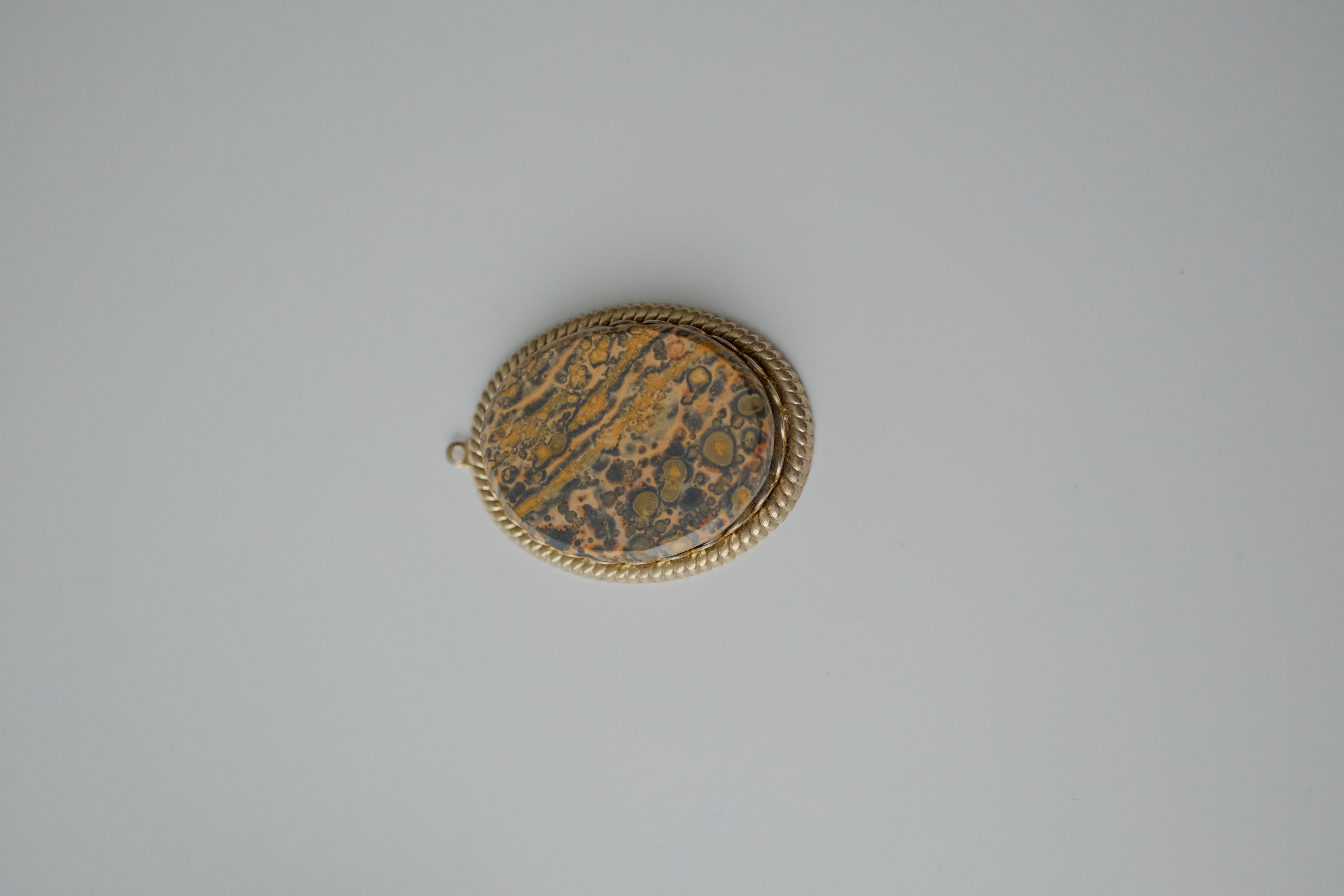 Vintage Leapord Skin Jasper Pendant