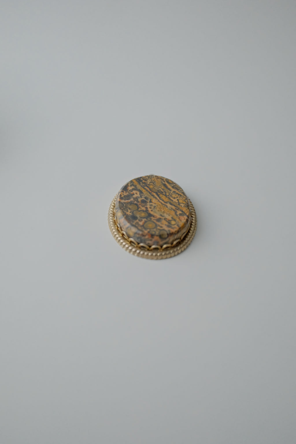 Vintage Leapord Skin Jasper Pendant