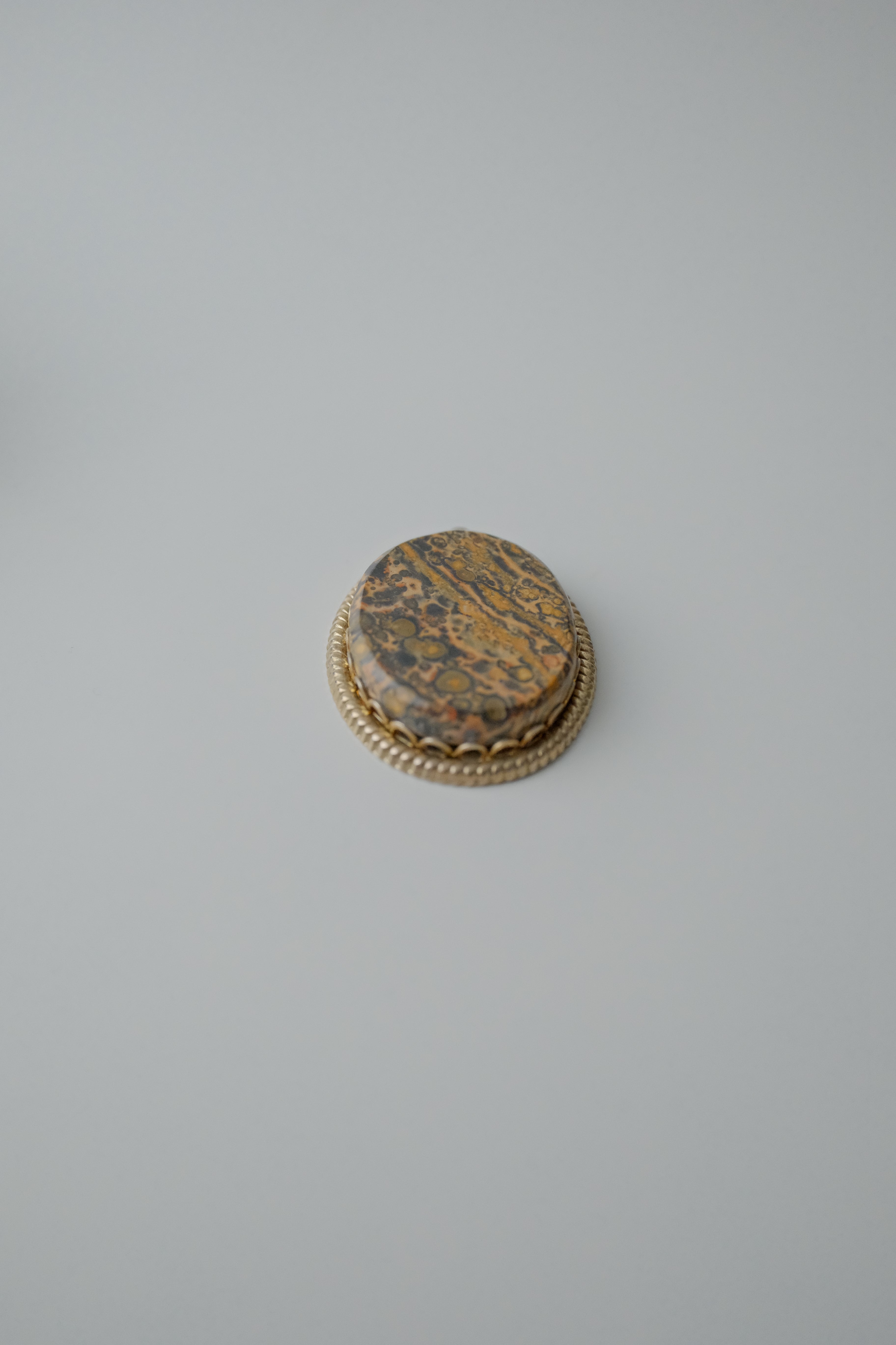 Vintage Leapord Skin Jasper Pendant