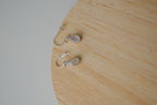 Vintage Sterling Silver Moonstone Earrings