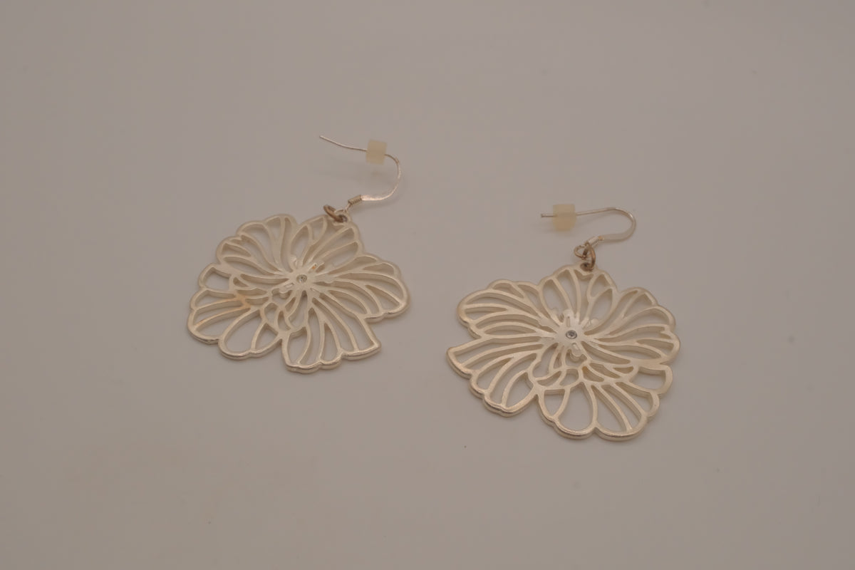 Sterling silver Enchanted Garden dangle earrings&nbsp;