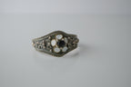 Vintage Sterling Silver Ornate Cuff Bangle