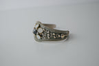 Vintage Sterling Silver Ornate Cuff Bangle