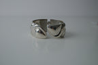 Vintage Silver Modern Hinged Bangle