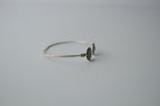 Oxidized Silver Adjustable Cuff Bangle