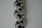 Vintage Silver Ornate Stretch Bracelet