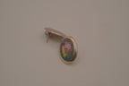 Vintage Sterling silver abalone shell earrings&nbsp;
