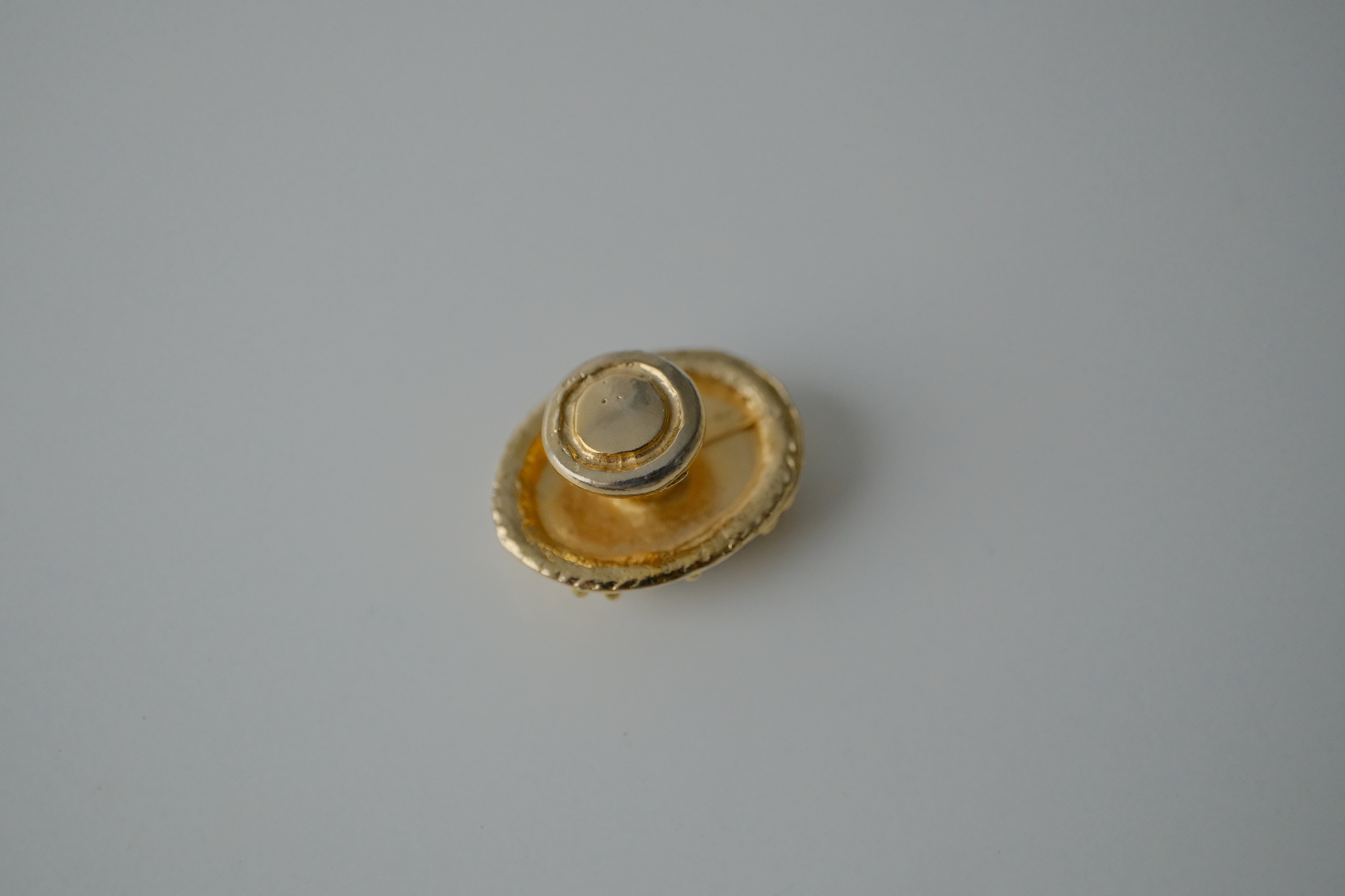 Vintage Cameo Button Cuff Link