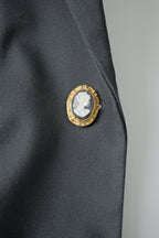 Vintage Cameo Button Cuff Link