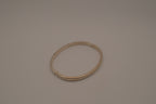 Vintage Mexican Sterling Silver Multi-Gemstone Inlay Hinged Bangle Bracelet