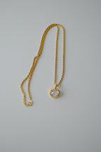 Vintage Avon Gold Heart Necklace