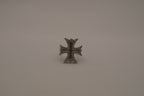 Silver tone Maltese cross ring
