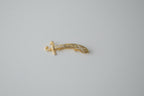 Vintage 1950s Damascene Sword Brooch