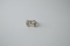 Vintage Avon Silver Bow Rhinestone Ring