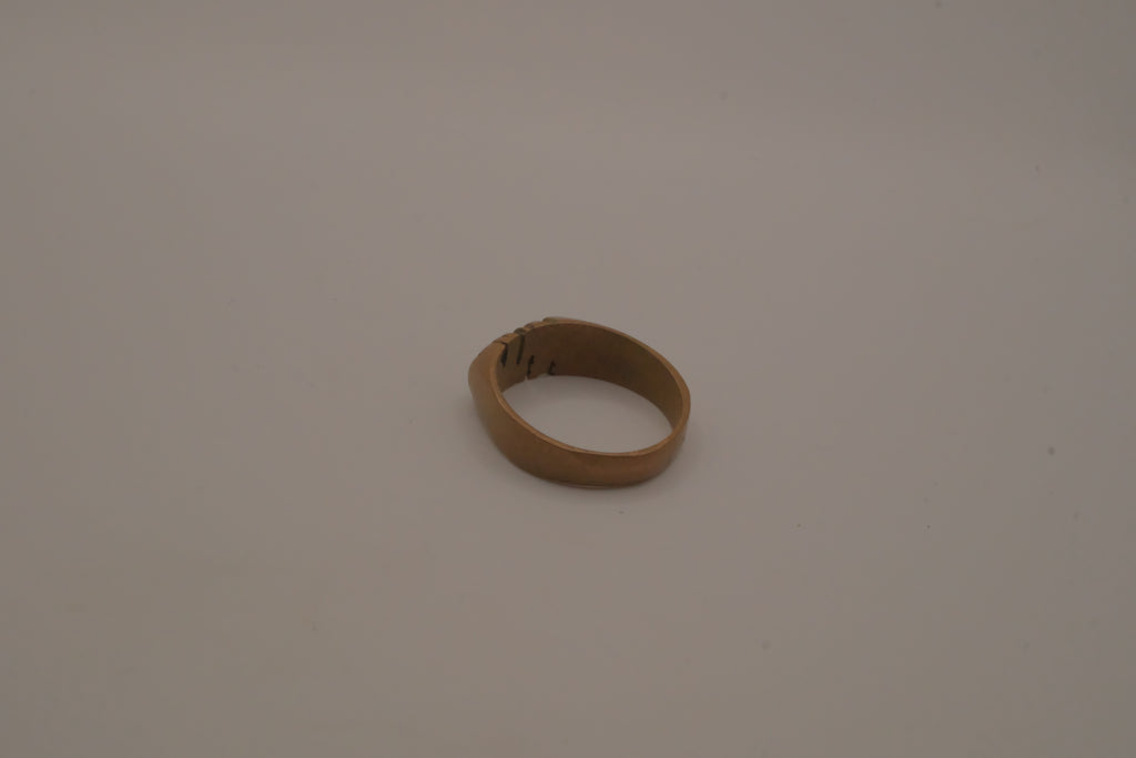 Vintage custom name "PAUL" sculpted ring