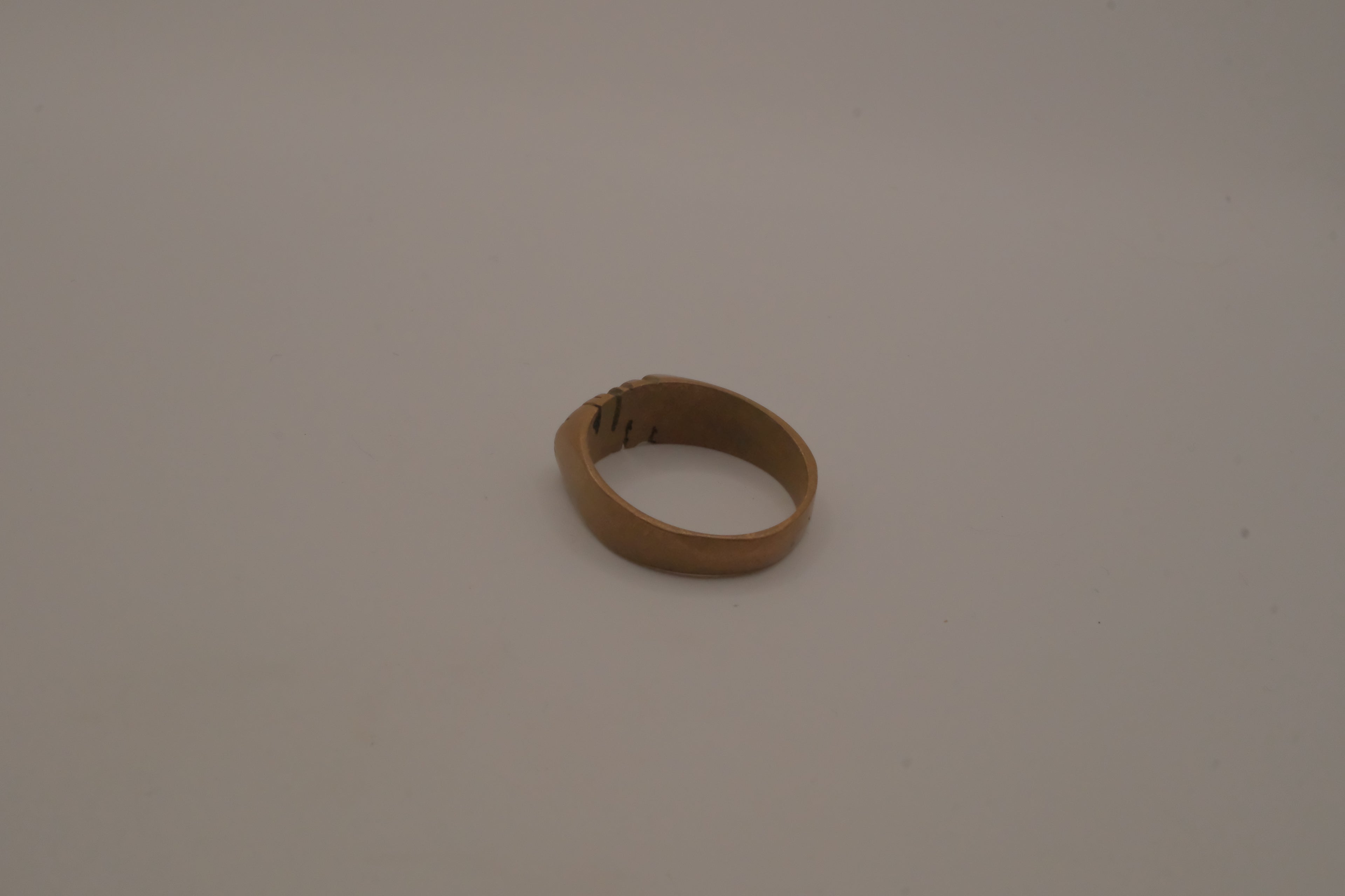Vintage custom name "PAUL" sculpted ring