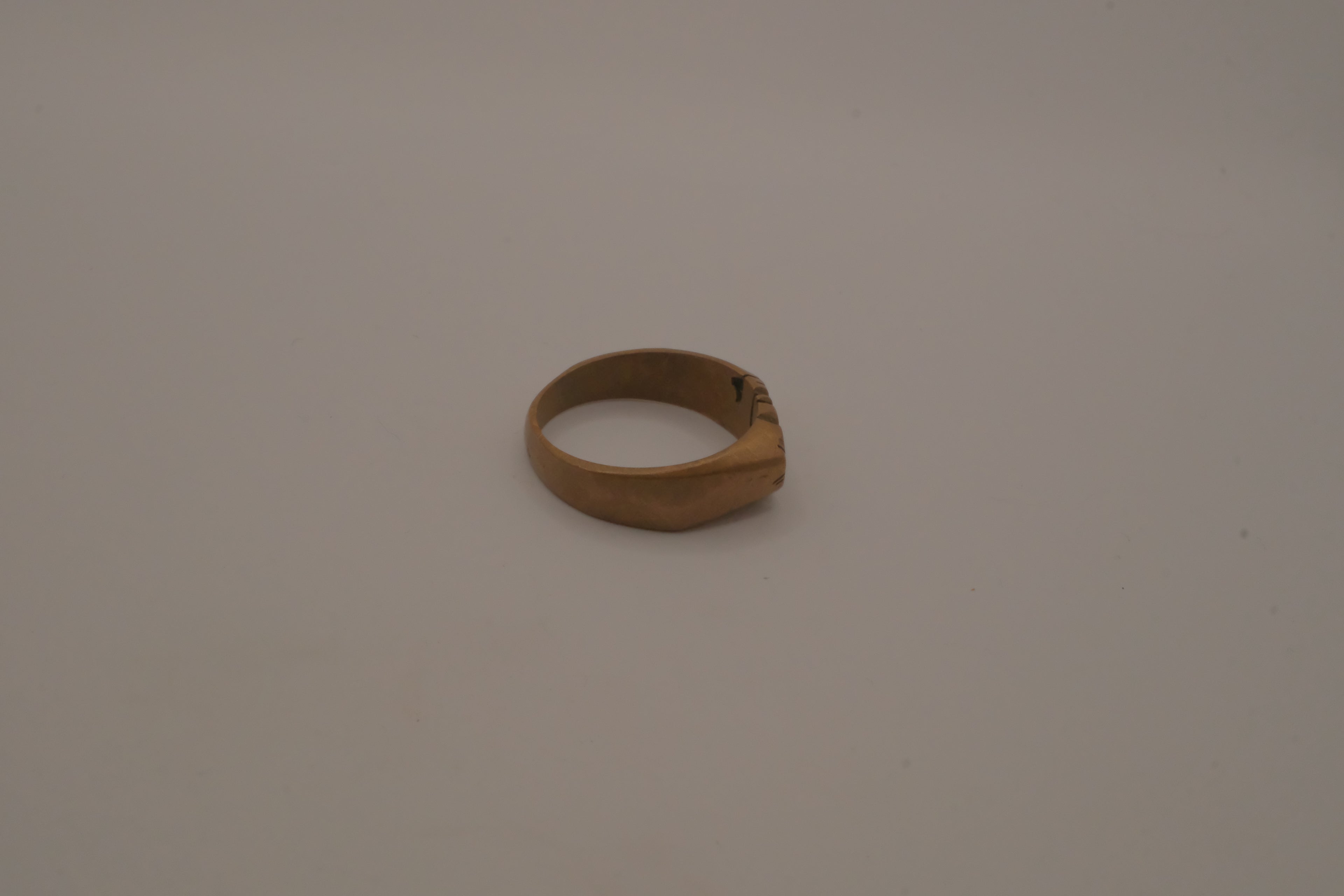 Vintage custom name "PAUL" sculpted ring
