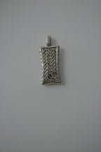 Vintage Two Tone Multi Stone Pendant