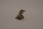 Antique Gold long leaf bypass ring