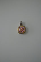 Vintage Two Tone Stone Pendant