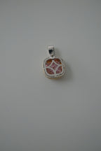 Vintage Two Tone Stone Pendant
