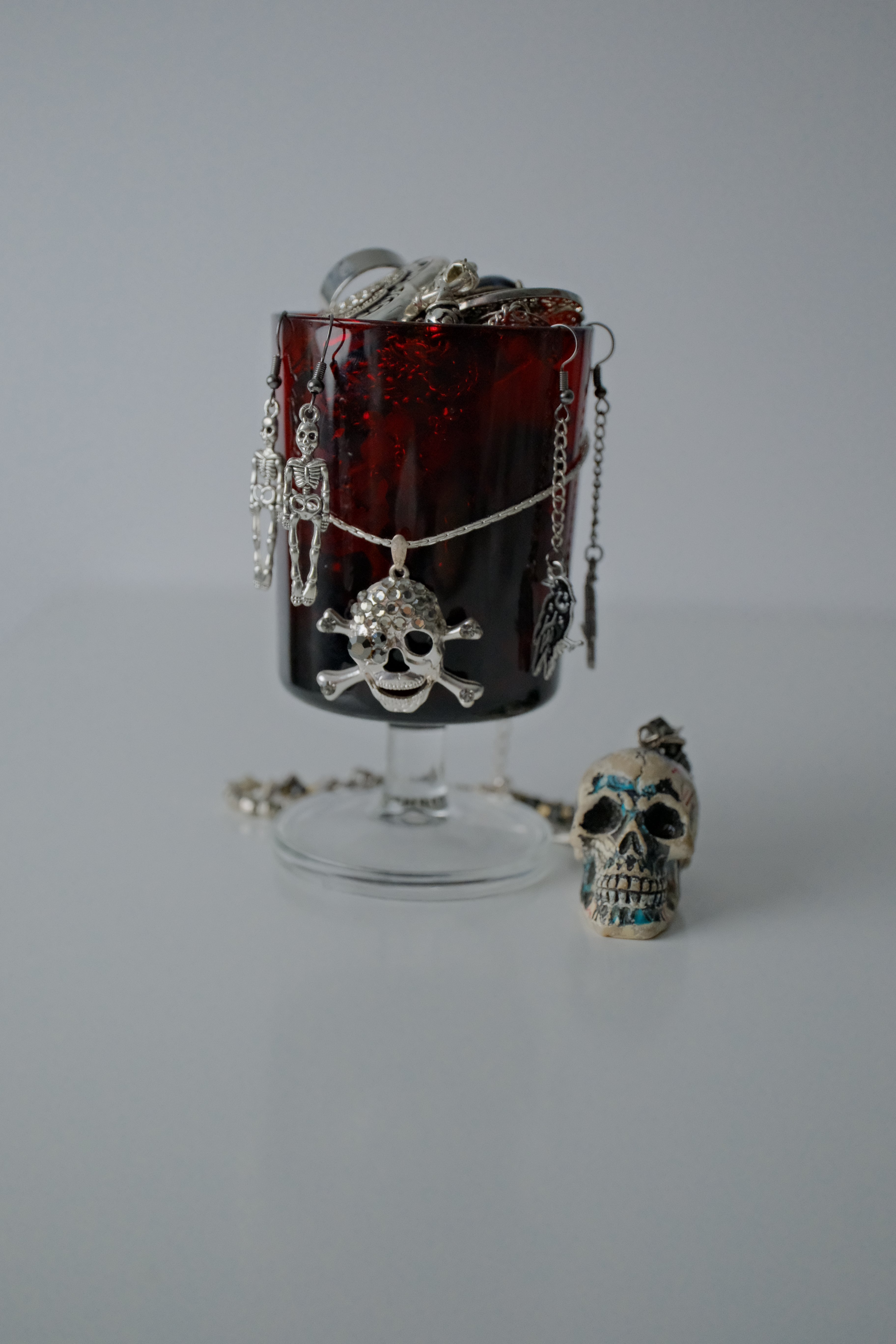 Gothic Skull Mystery Jar