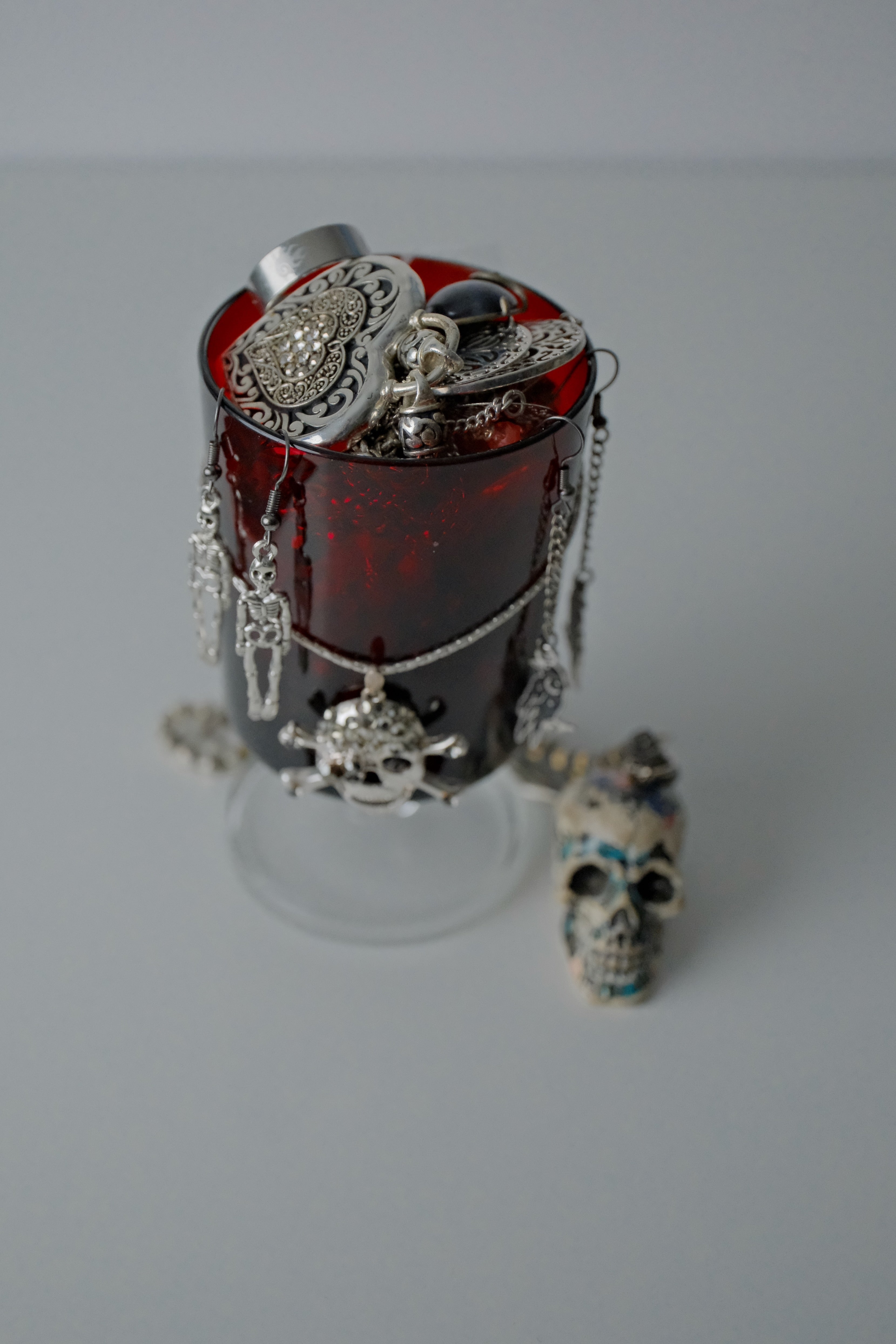 Gothic Skull Mystery Jar