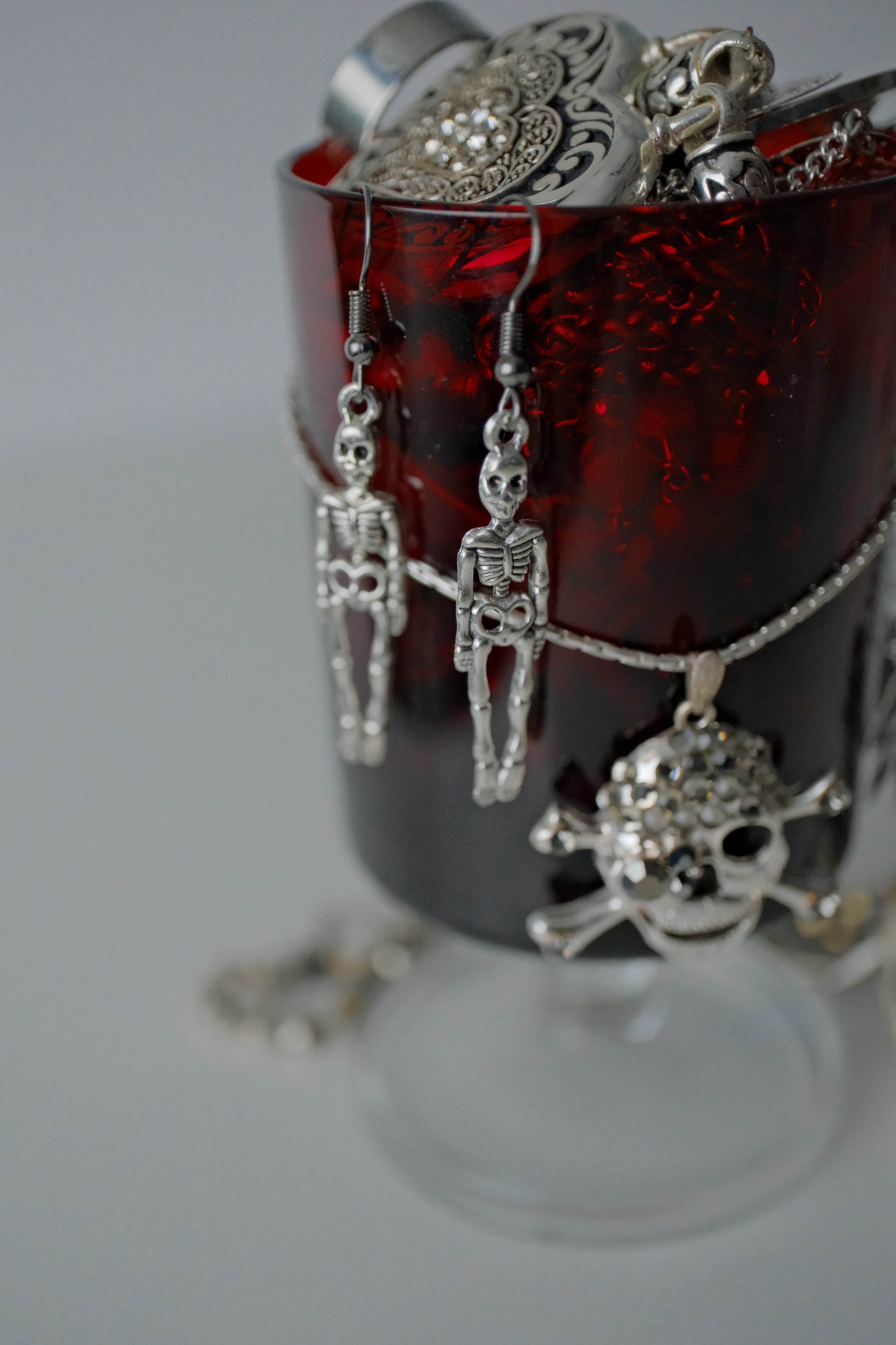 Gothic Skull Mystery Jar