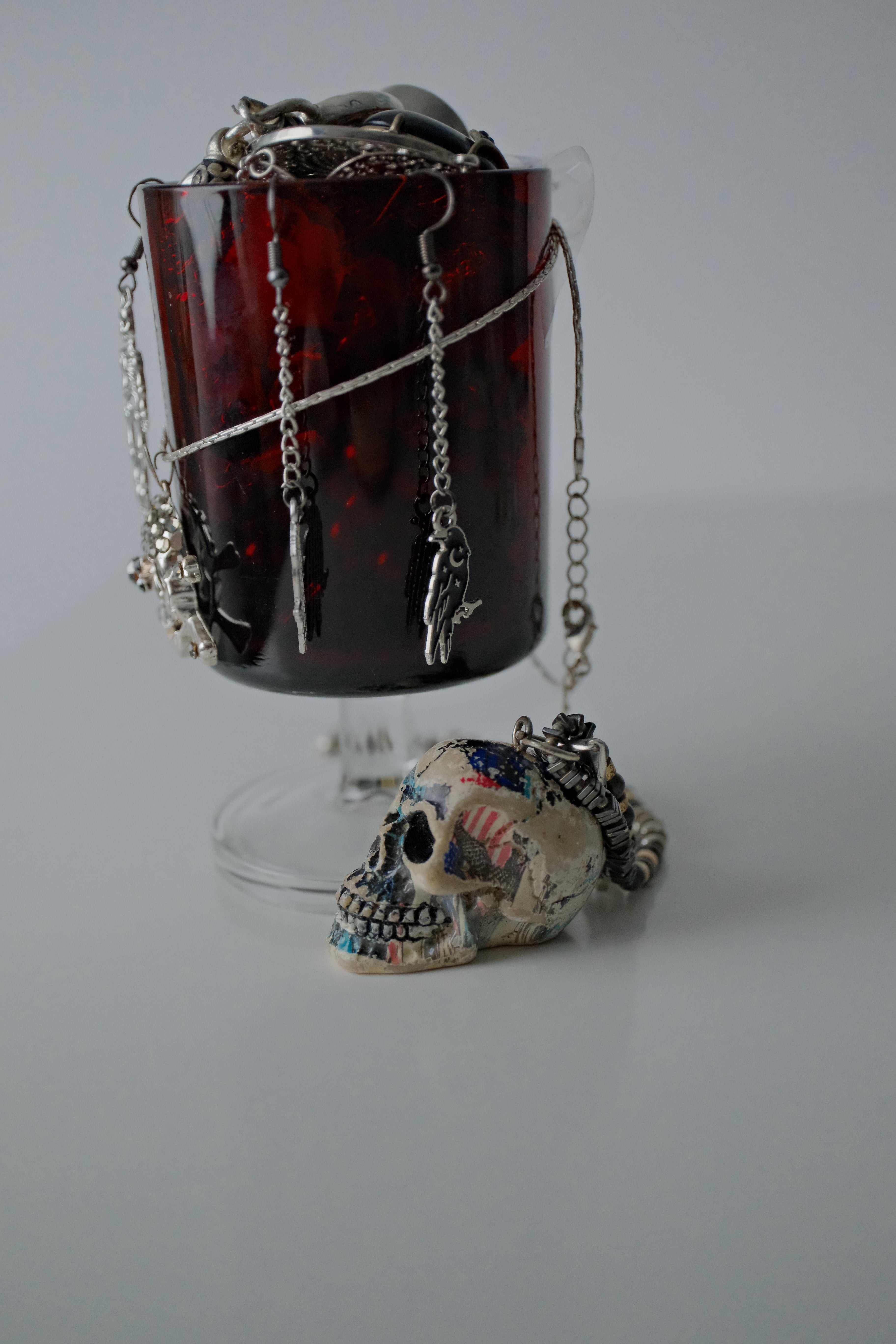 Gothic Skull Mystery Jar