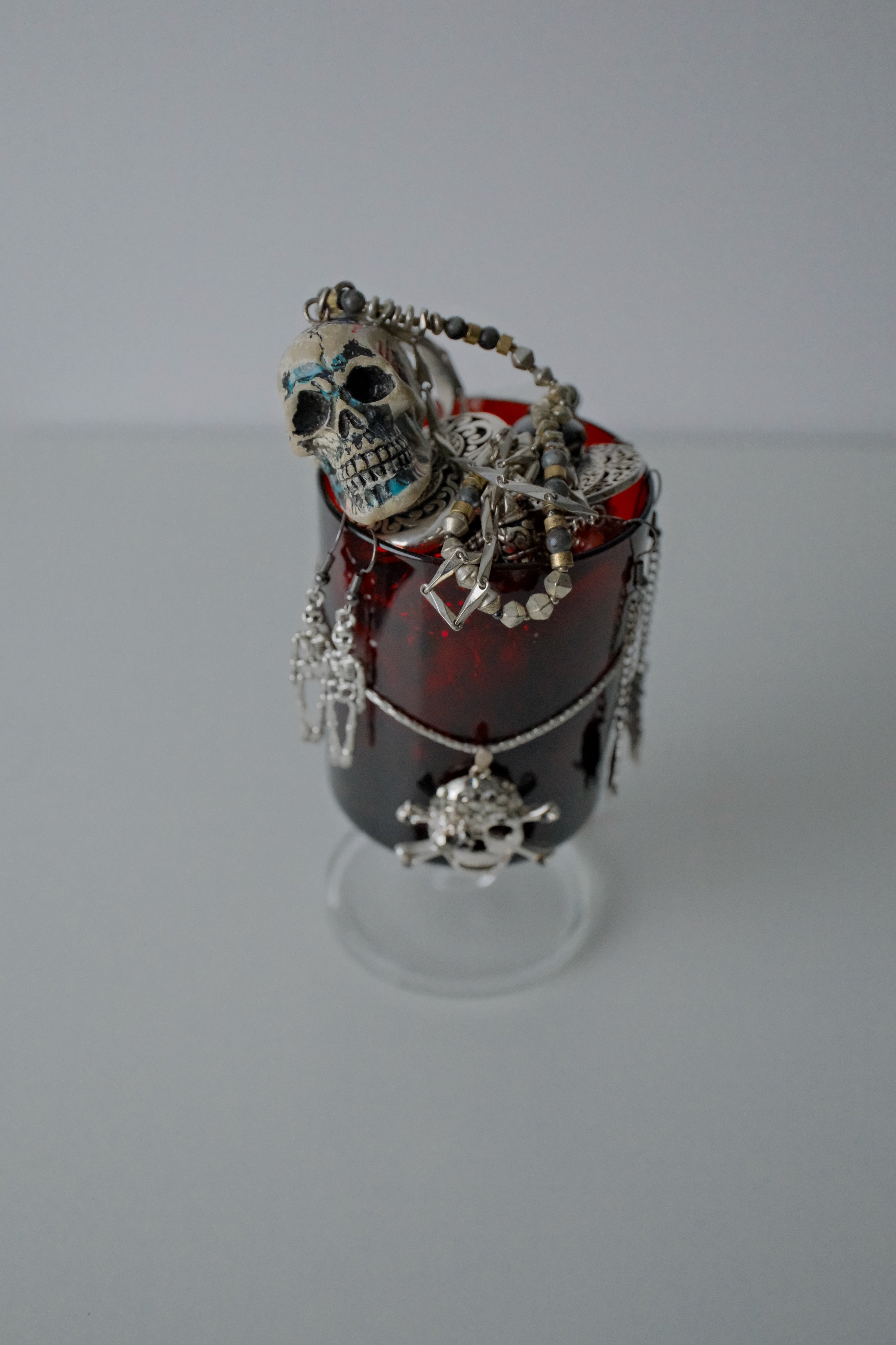 Gothic Skull Mystery Jar