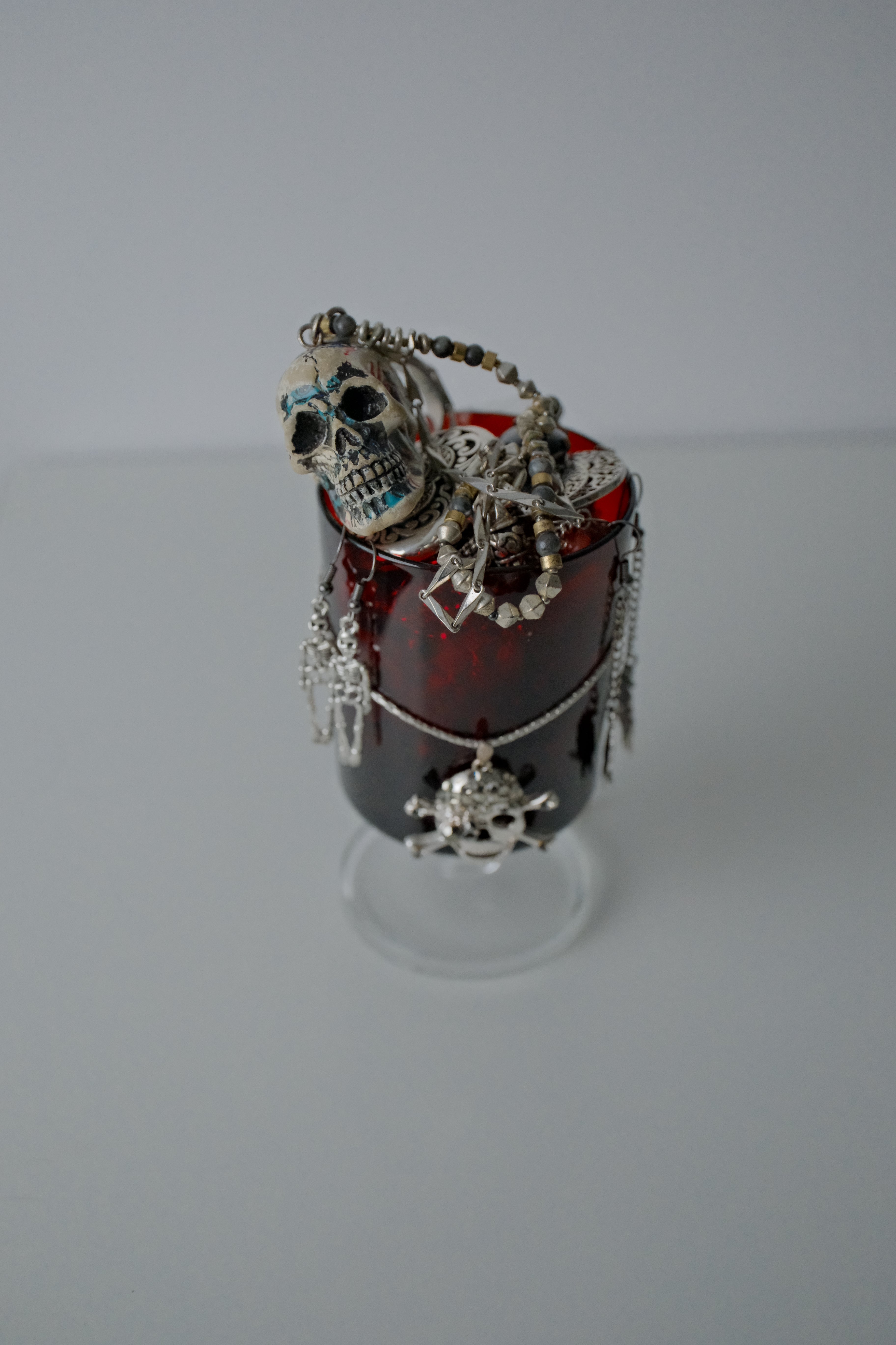 Gothic Skull Mystery Jar